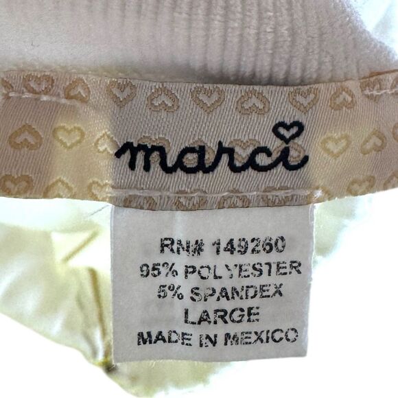 NWOT Marci White Stretchy Corduroy A-Line Mini Skirt Sz L - Picture 9 of 10